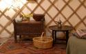 Self-catering holiday cottage - Cotswold Yurts at Westley Farm, Chalford, Stroud, Gloucestershire, Cotswolds, England
