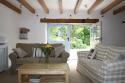 Self-catering holiday cottage - Higher Tregidden - Cob Cottage, St Martin-in-Meneage, Helston, Lizard Peninsula, South Cornwall, England