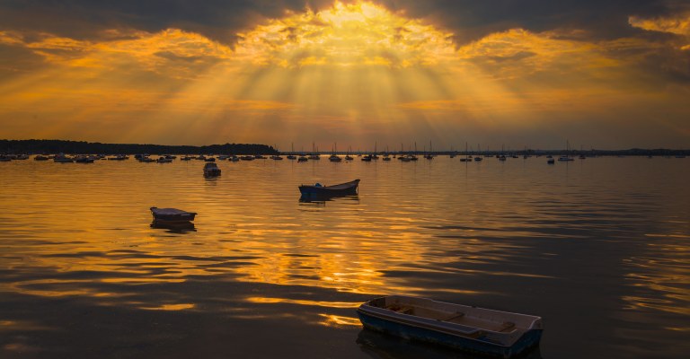 Poole Harbour at Sunset