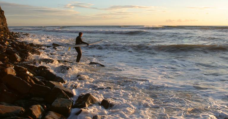 Surfing in Dorset