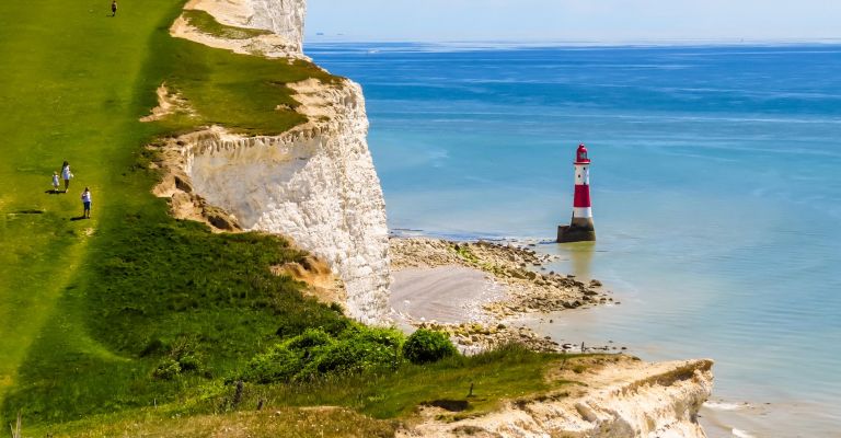 Beachy Head Lighthouse, near Eastbourne, England