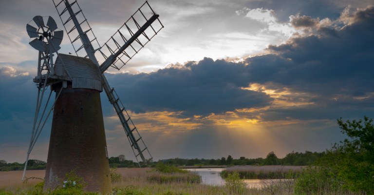 Windpump on the Norfolk Broads