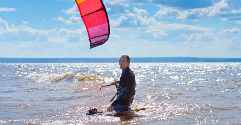 Kiteboarding in Pembrokeshire
