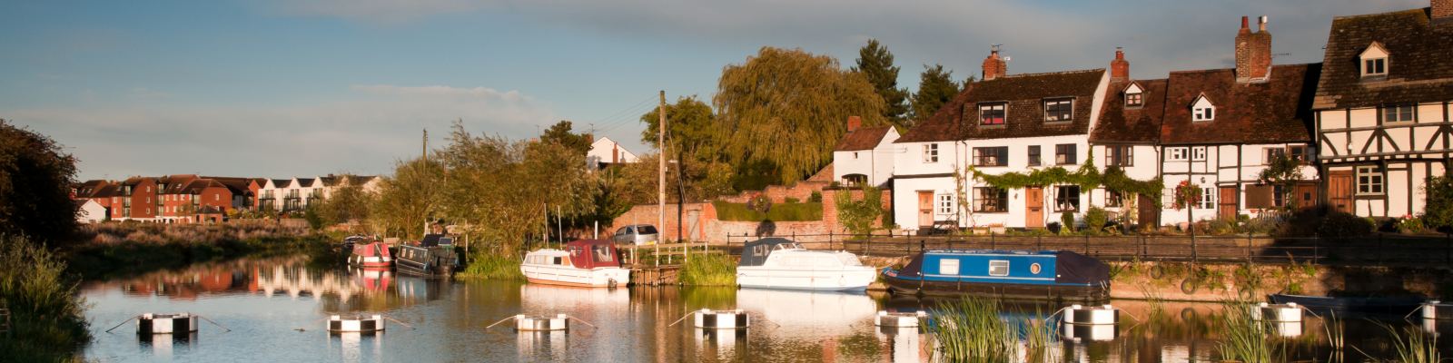 The medieval market town of Tewkesbury