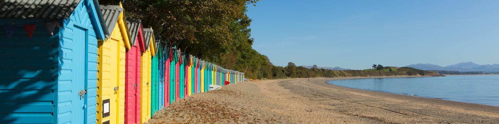 Llanbedrog beach near Pwllheli, Gwynedd 