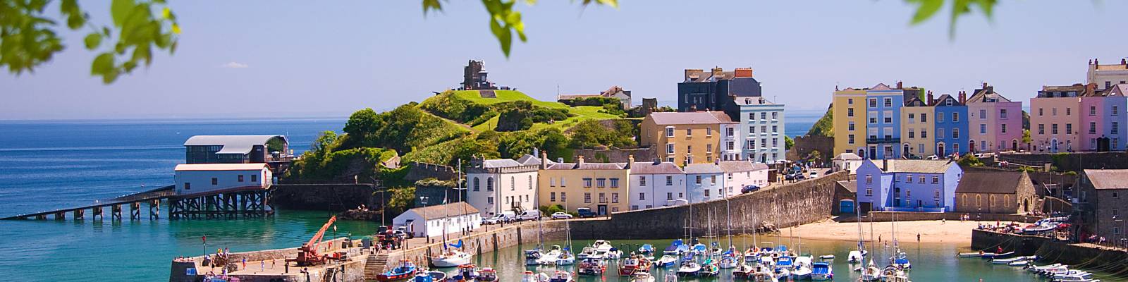 Tenby Harbour on the Pembrokeshire coast