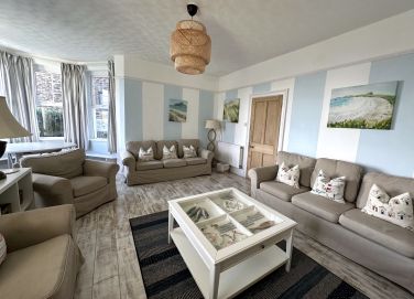 Lounge with sea views