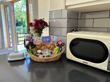 A sample of our welcome basket, the contents may change a little