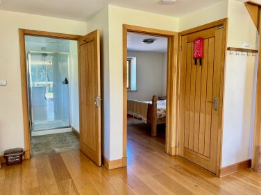 Level access from kitchen /living area to downstairs shower room & bedroom