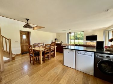 Photo taken from the kitchen area to show the layout