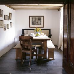 The Farmhouse dining room - table extends to dining for 21