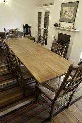 Dine with a real log fire