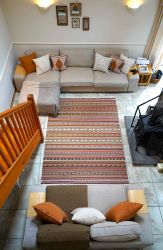 View of Byre living area from mezzanine
