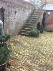 Steps Down To The Butler's Pantry