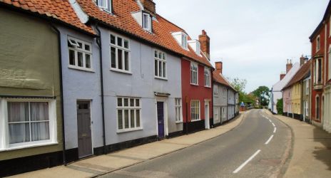 Bungay's colourful Bridge Street