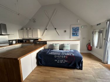 Two single beds in Living room