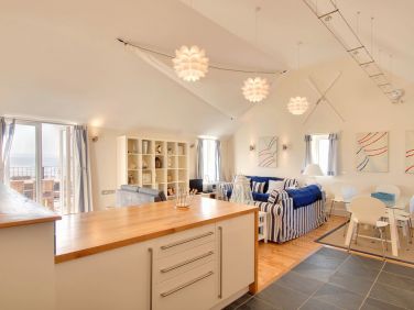 Upstairs living area