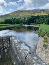 Burnsall Bridge and Fell