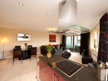 Open plan living area