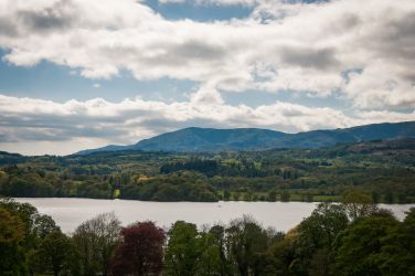 Beautiful walks, straight from the door - view to Wray Castle