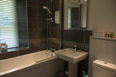 House bathroom with shower