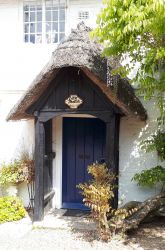 Entrance porch to Little Thatch - you can park immediately outside the door