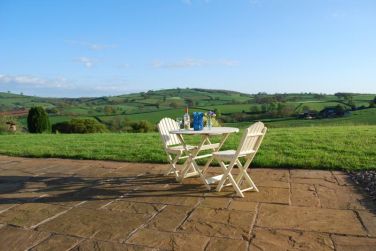 Stunning views from patio