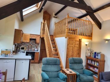 Beautiful A frame ceiling