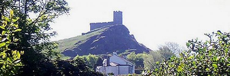 View of Brentor church from the garden