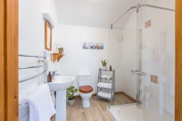 Bathroom with walk-in shower