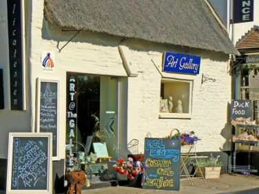 Browse the local art work at the gallery