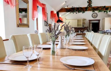 Large dining table