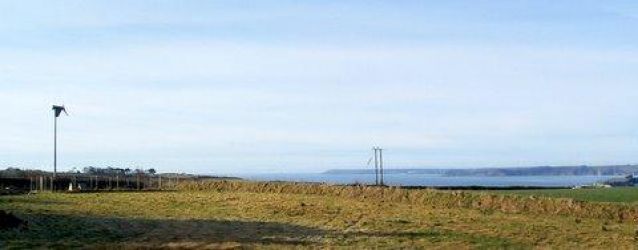 Our wind turbine and coast view