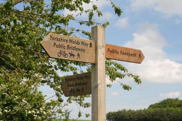 Church Farm is within a few miles of the Wolds Way national trail