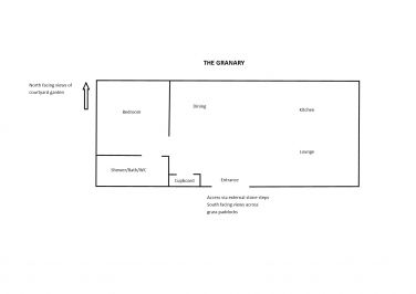 The Granary layout plan (not to scale)