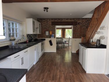 Fully equipped kitchen, fridge, freezer , oven and hob, microwave, washer/ dryer, and dishwasherr