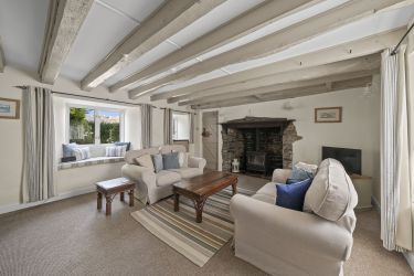 Sitting room with inglenook