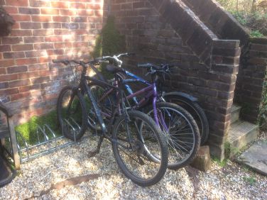 Bike storage for 5 bikes own lock required