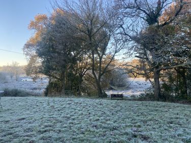 Frosty December View from the Master Bedroom