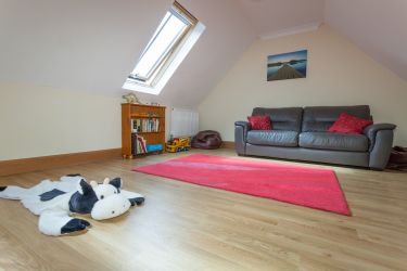 Mezzanine area with fold out bed