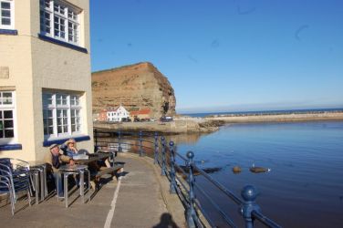 The Cod & Lobster pub with great sea views. Real ale, good restaurant, log stove
