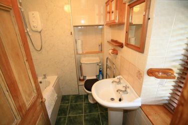Bathroom with bath at Middletons cottage