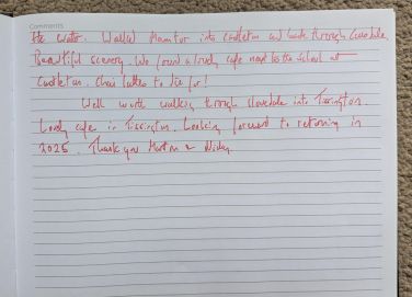 Comments from Aug to Sept 24 cont.