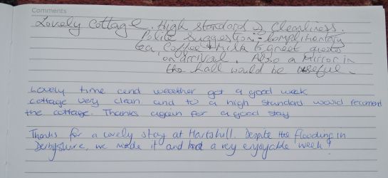 Comments from Sept to Oct 2023