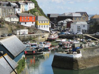Mevagissey Village, 20 minutes west by car