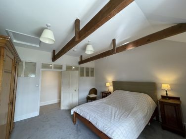 Master bedroom of the Coach House