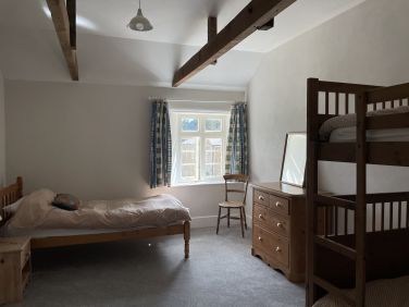 Bunk and single bed