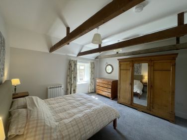 The master bedroom with King size bed