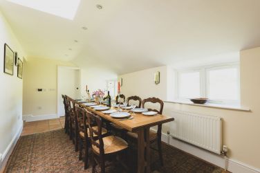 The formal dining room