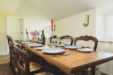 The formal dining room